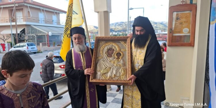 Μεσολόγγι:Υποδοχή Ιεράς Εικόνας Παναγίας Αρμενιώτισσας